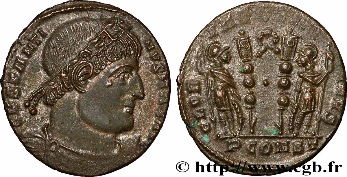 CONSTANTINE I THE GREAT Centenionalis ou nummus AU