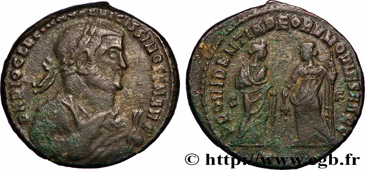 DIOCLETIAN Follis ou nummus XF
