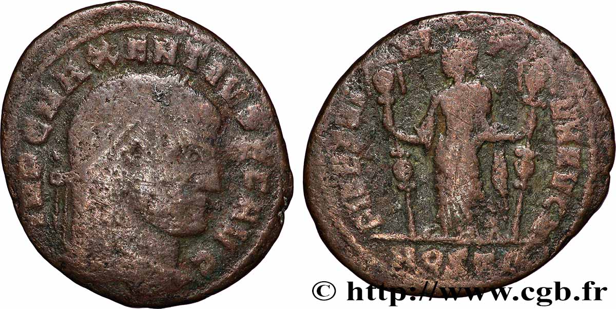 MASSENZIO Follis ou nummus MB