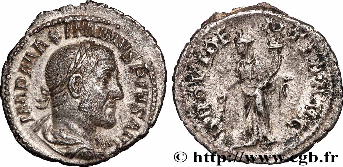 MAXIMINUS I Denier AU/XF