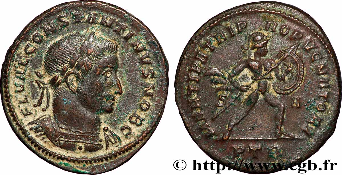 CONSTANTIN Ier LE GRAND Follis ou nummus TTB
