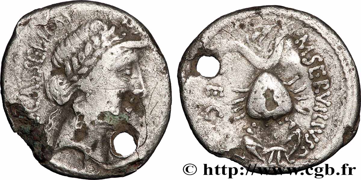CASSIUS  Denier VF