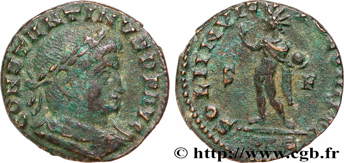 CONSTANTINE I THE GREAT Follis ou nummus XF