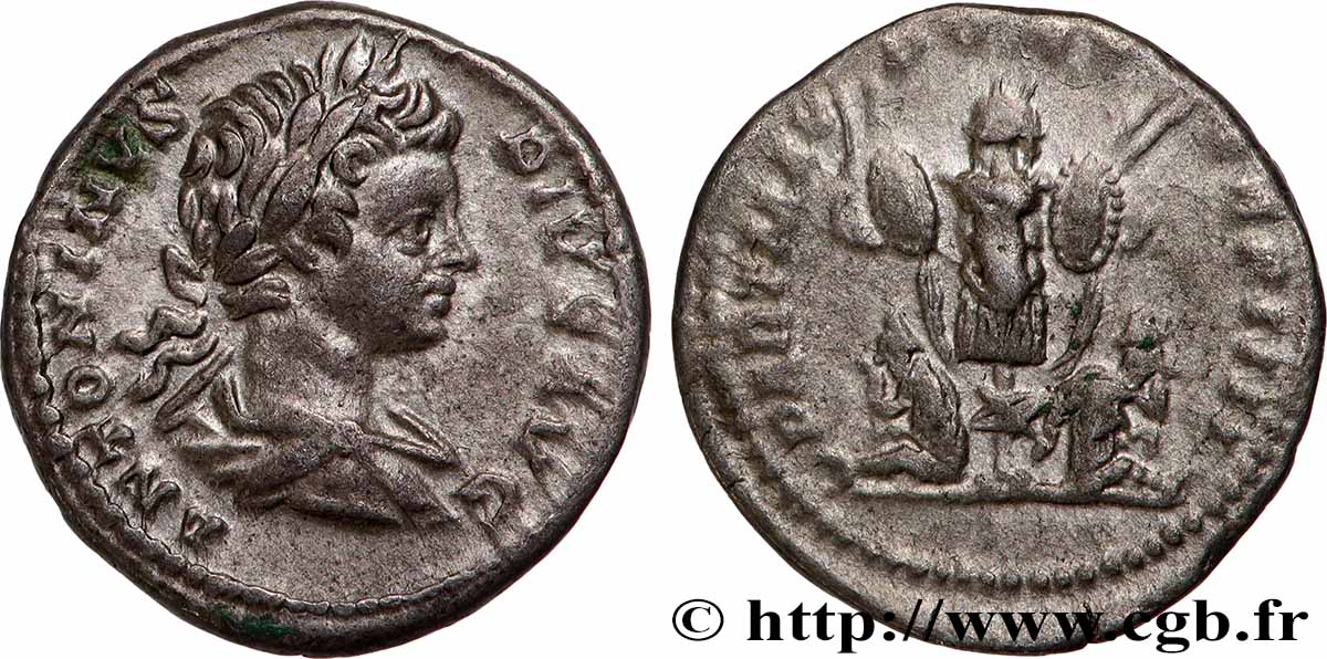CARACALLA Denier AU/XF