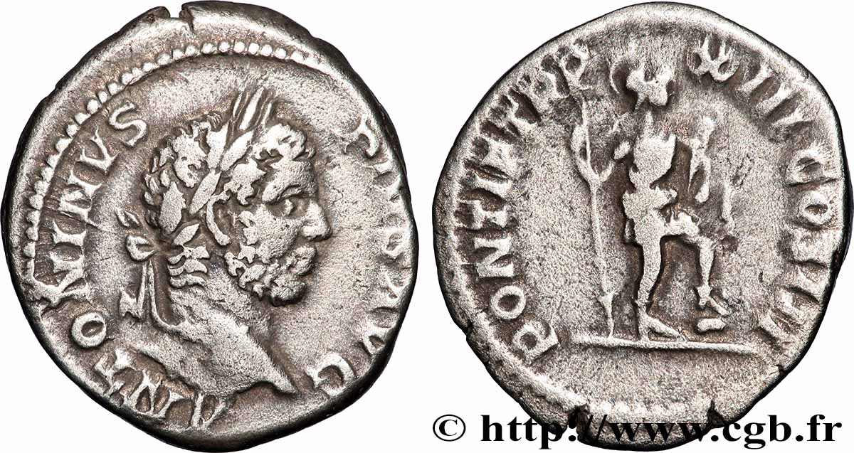 CARACALLA Denier XF