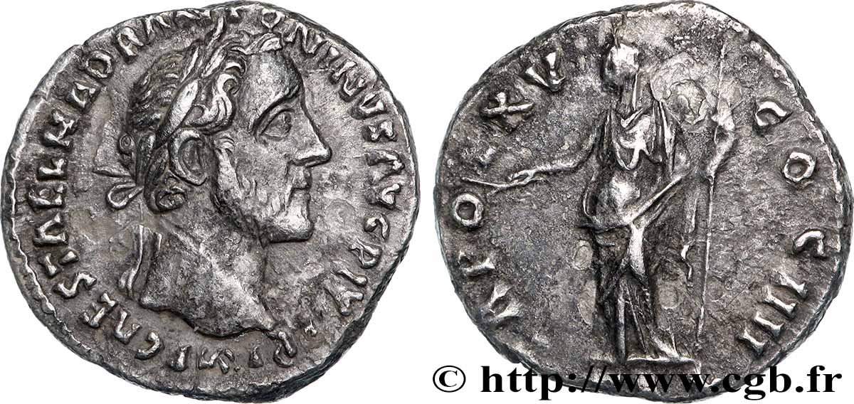 ANTONINUS PIUS Denier AU/XF