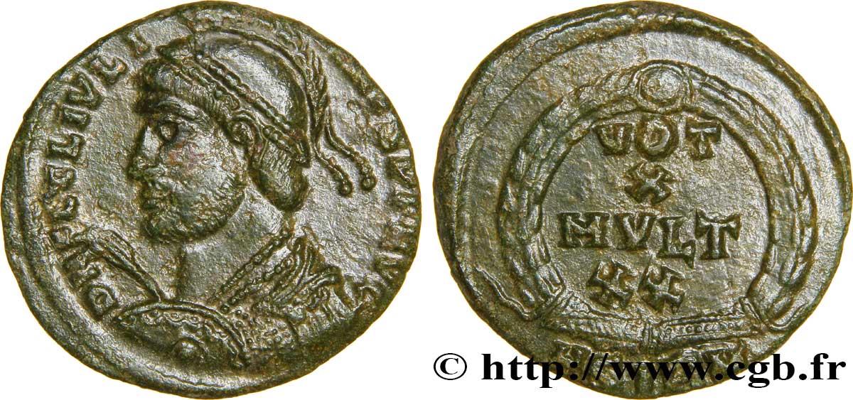 JULIAN II THE PHILOSOPHER Maiorina ou nummus, (PB, Æ 3) AU