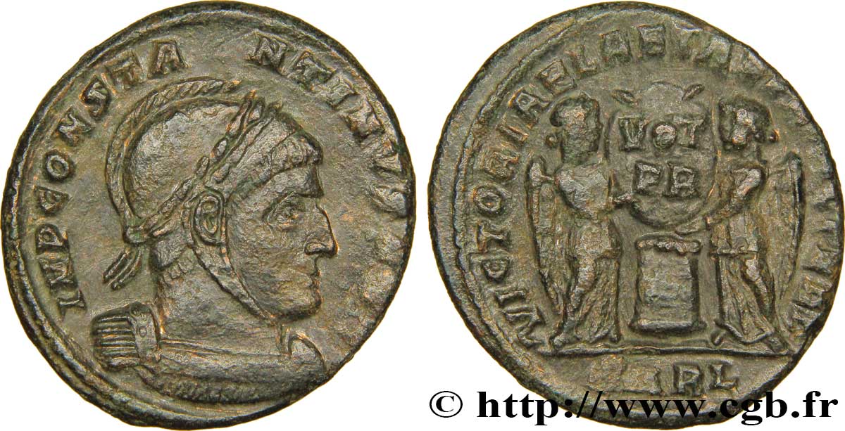 CONSTANTIN Ier LE GRAND Centenionalis ou nummus TTB