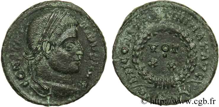 CONSTANTINE I THE GREAT Centenionalis ou nummus XF