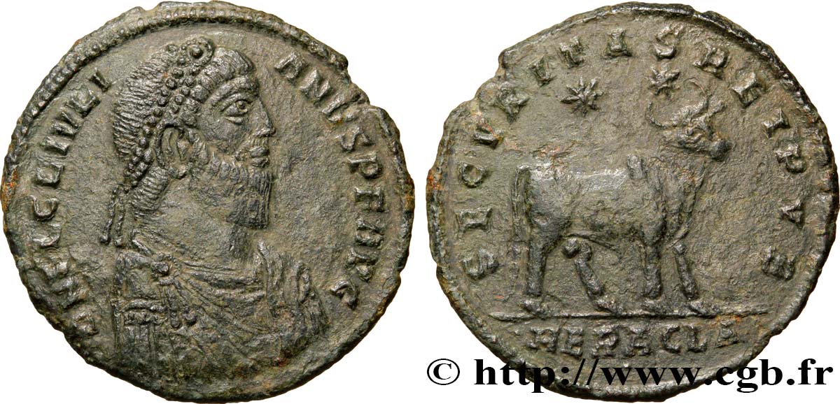 IULIANUS II DER PHILOSOPH Double maiorina, (GB, Æ 1) fVZ