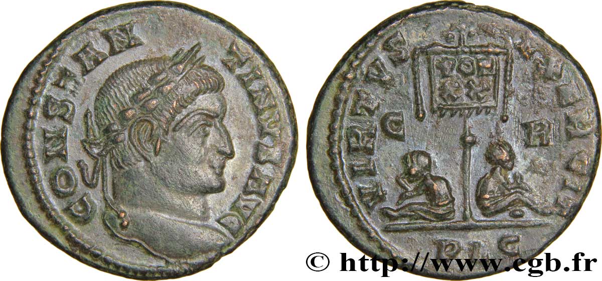 CONSTANTINE I THE GREAT Centenionalis ou nummus AU