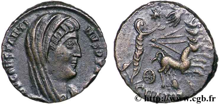 CONSTANTIN Ier LE GRAND Centenionalis ou nummus TTB+