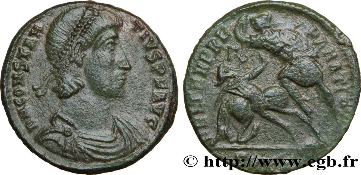 CONSTANTIUS II Maiorina, (MB, Æ 2) AU/AU