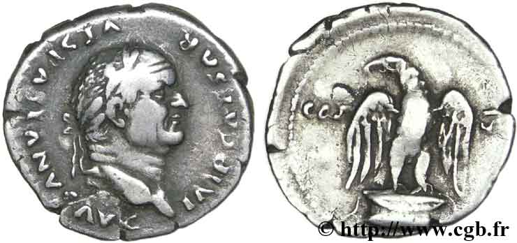 VESPASIEN Denier TB+