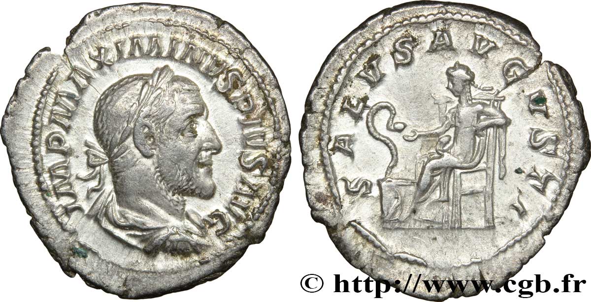 MAXIMIN Ier THRACE Denier TTB+