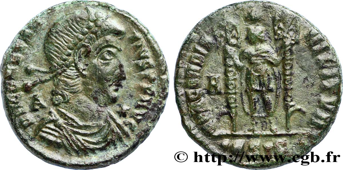 VETRANIO for CONSTANTIUS II Maiorina, (MB, Æ 2) AU