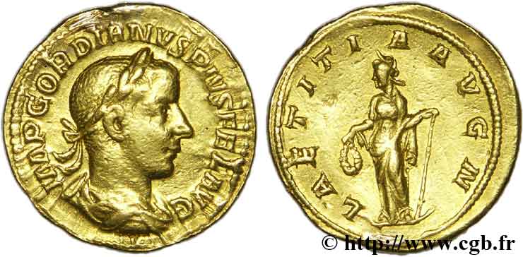 GORDIANO III Aureus brm_123381 Monete Romane