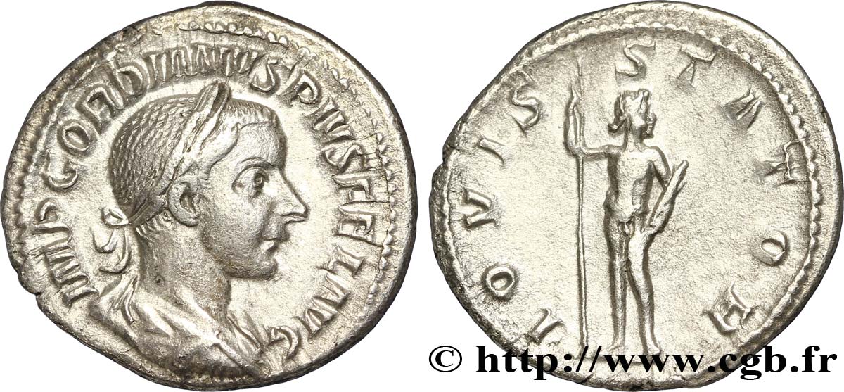 GORDIAN III Denier AU