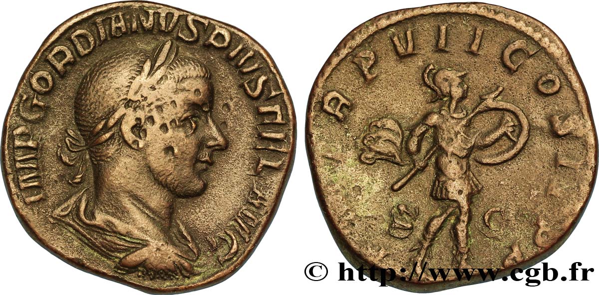 GORDIAN III Sesterce XF
