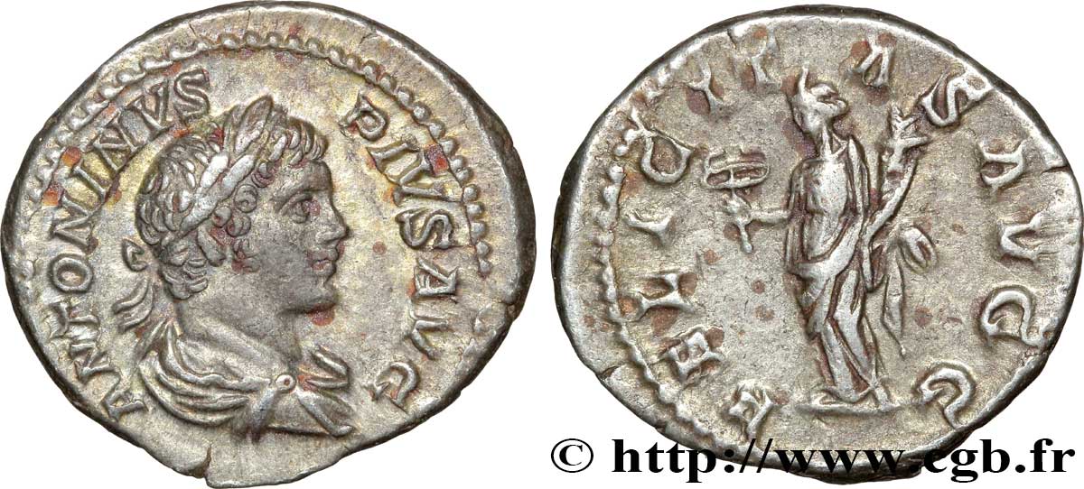 CARACALLA Denier MBC+/MBC