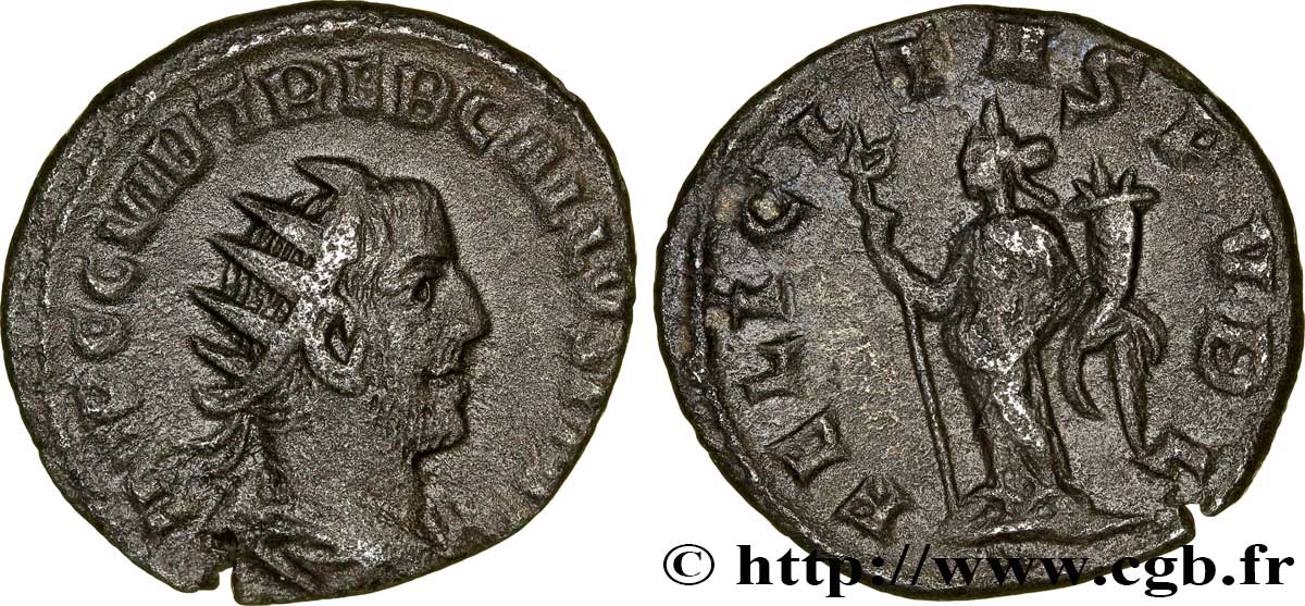TREBONIANUS GALLUS Antoninien XF