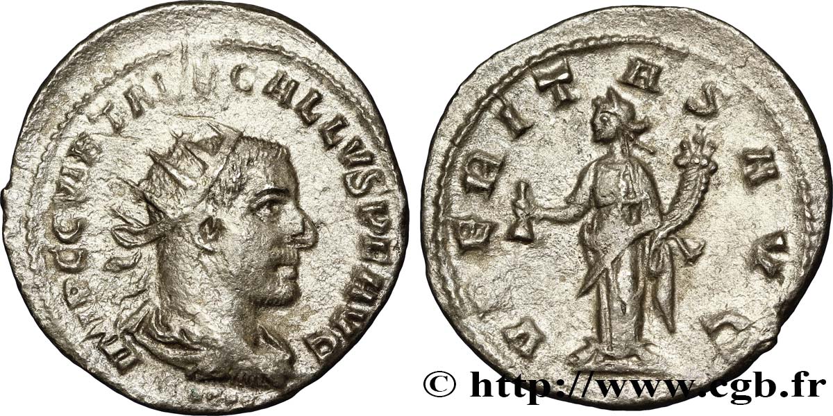 TREBONIANUS GALLUS Antoninien XF