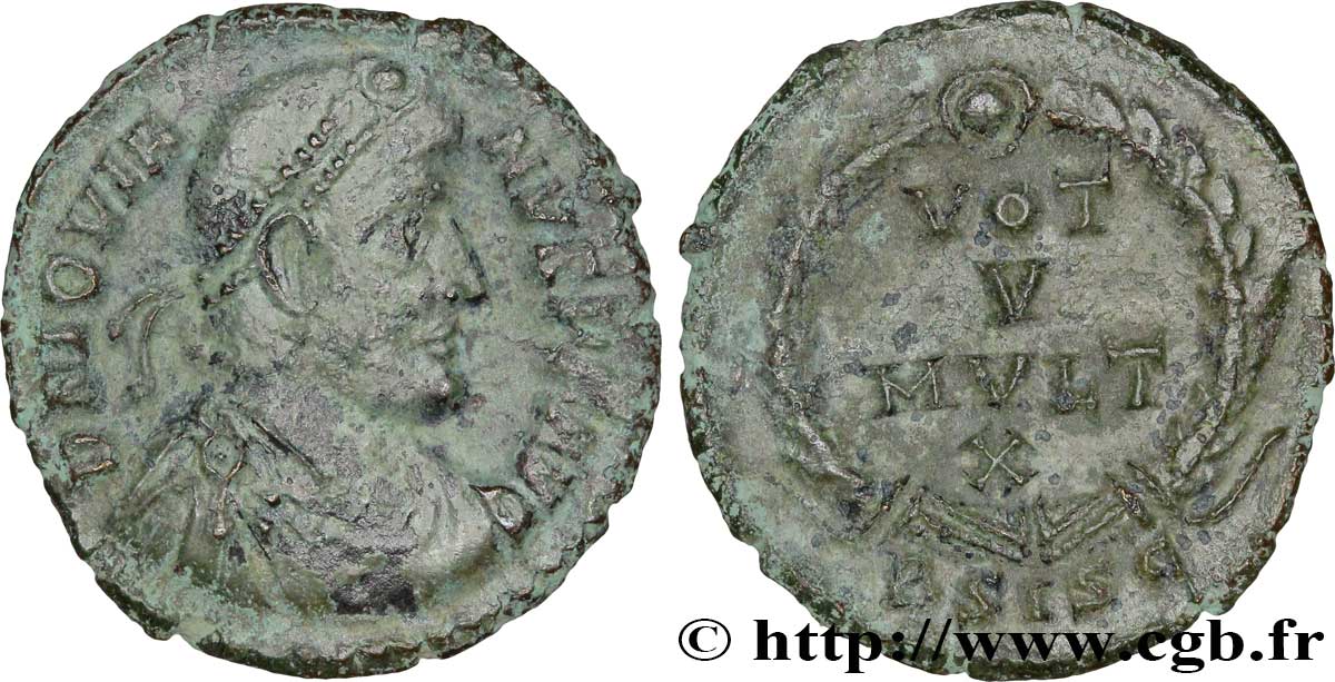 JOVIANO Maiorina ou nummus, (PB, Æ 3) MBC