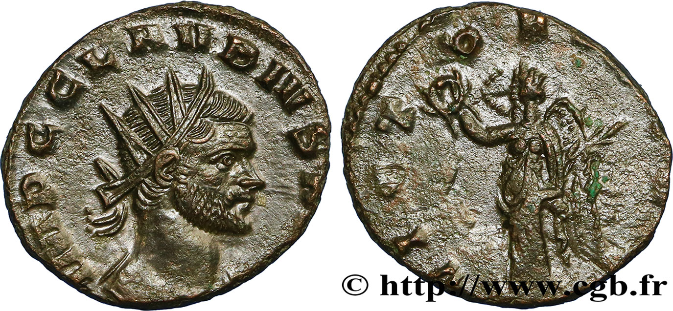 CLAUDIUS II GOTHICUS Antoninien VZ/fVZ
