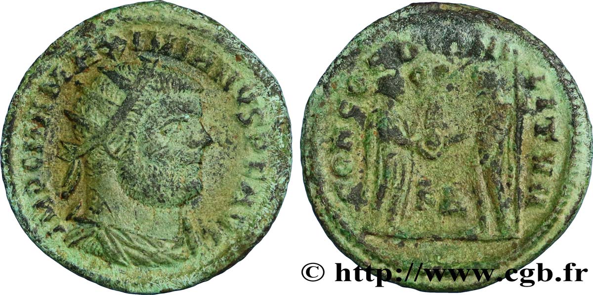 MAXIMIANUS HERCULIUS Pseudo ou néo-aurelianus AU/XF