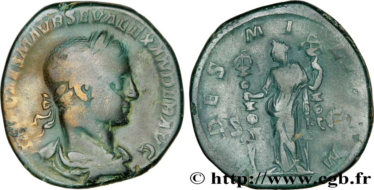 ALEJANDRO SEVERO Sesterce BC+