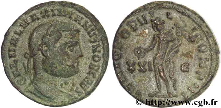 GALÈRE Follis ou nummus TTB
