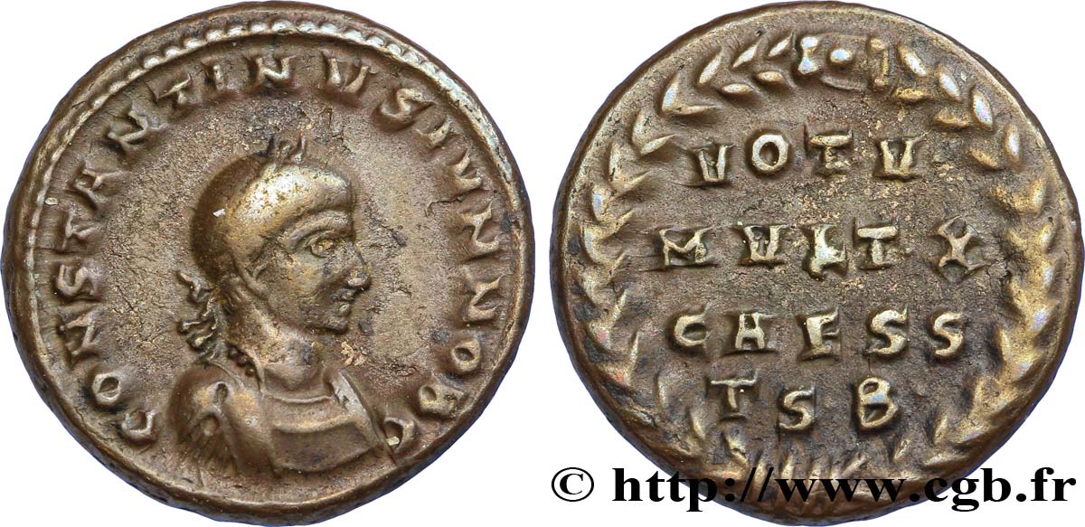 CONSTANTINE II Centenionalis ou nummus XF