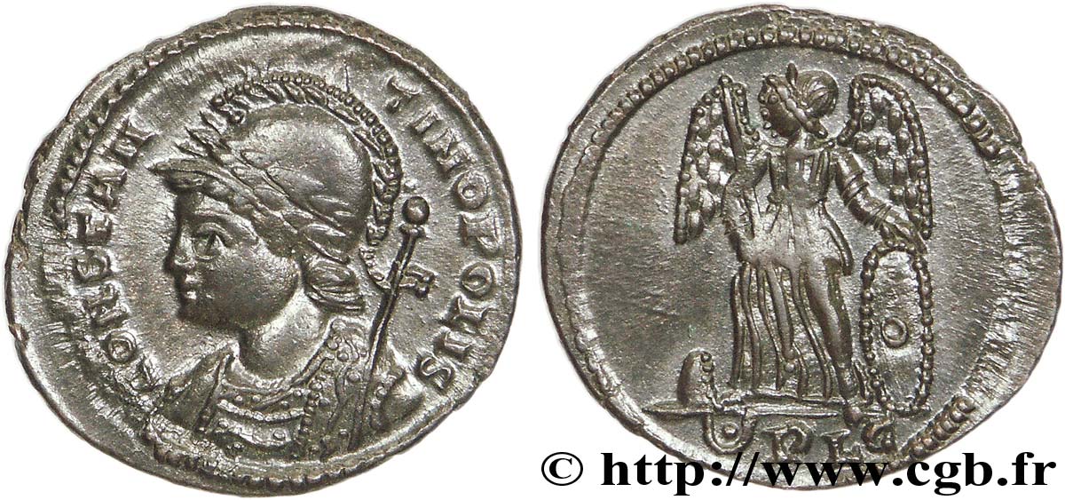 CONSTANTINOPLE Centenionalis ou nummus SPL