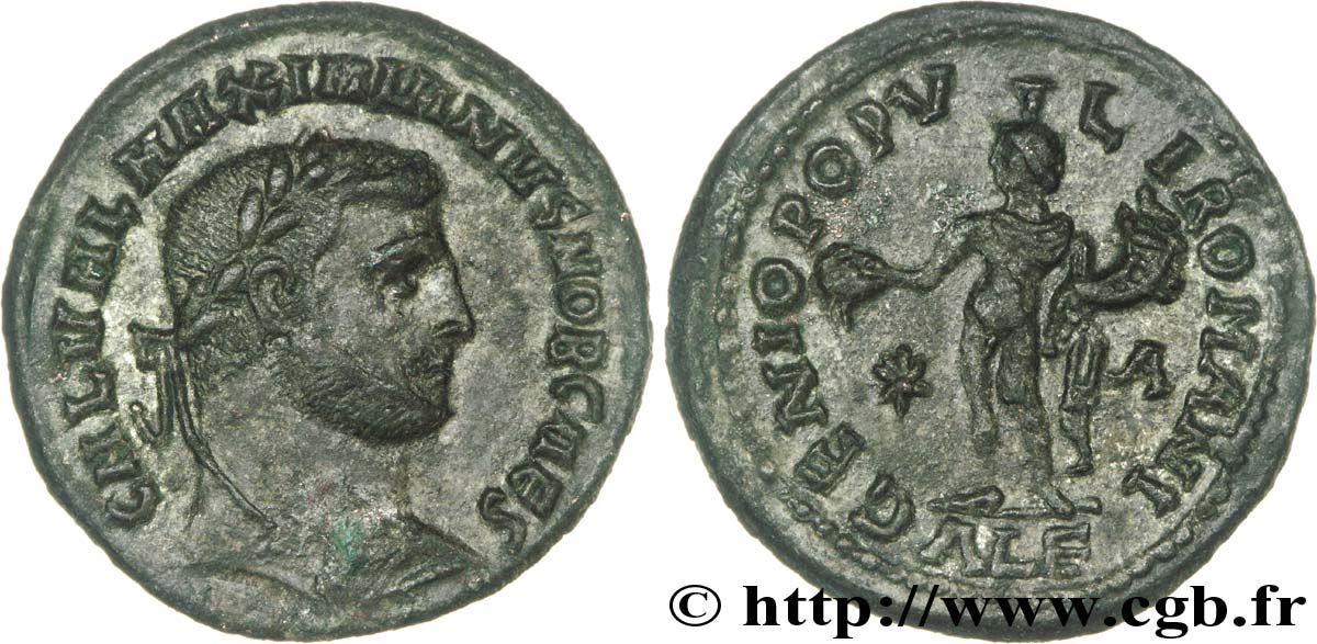 GALÈRE Follis ou nummus SUP