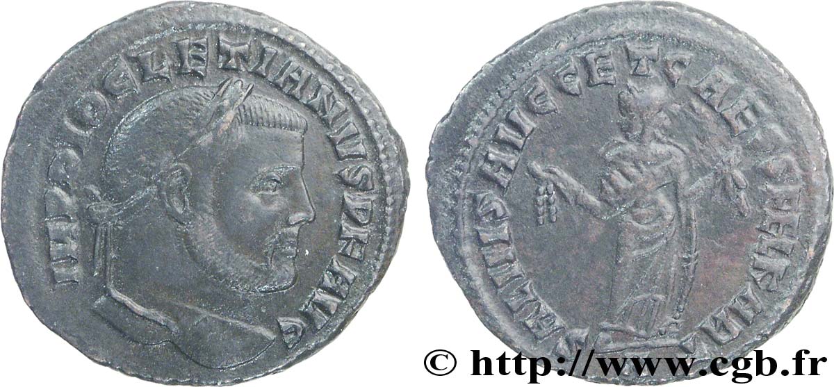 DIOCLECIANO Follis ou nummus MBC+