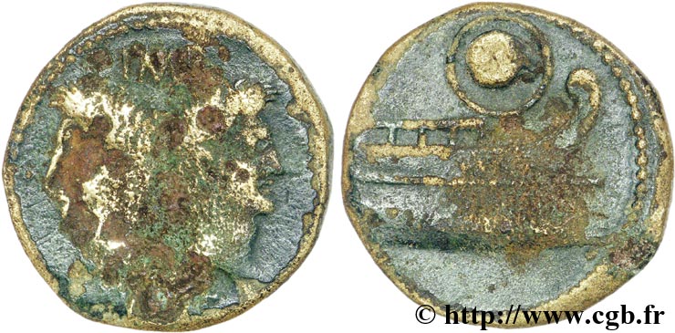 ARAUSIO - ORANGE - OCTAVIAN and AGRIPPA Dupondius F