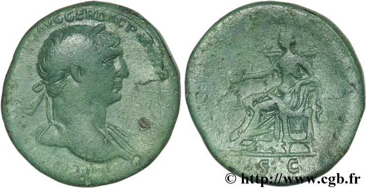 TRAJAN Sesterce TB+