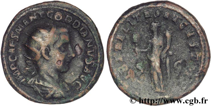 GORDIANO III Dupondius BC+/BC