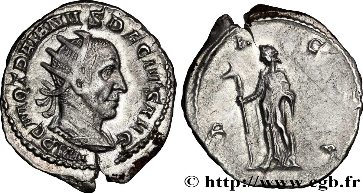TRAIANUS DECIUS Antoninien fVZ/SS