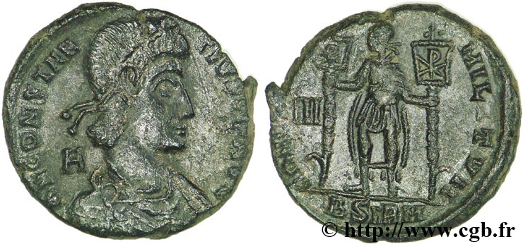 VÉTRANION pour CONSTANCE II Maiorina, (MB, Æ 2) TTB/SUP