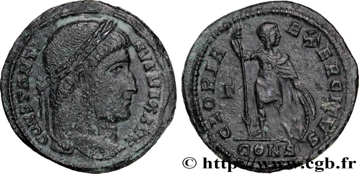 CONSTANTIN Ier LE GRAND Centenionalis ou nummus TTB