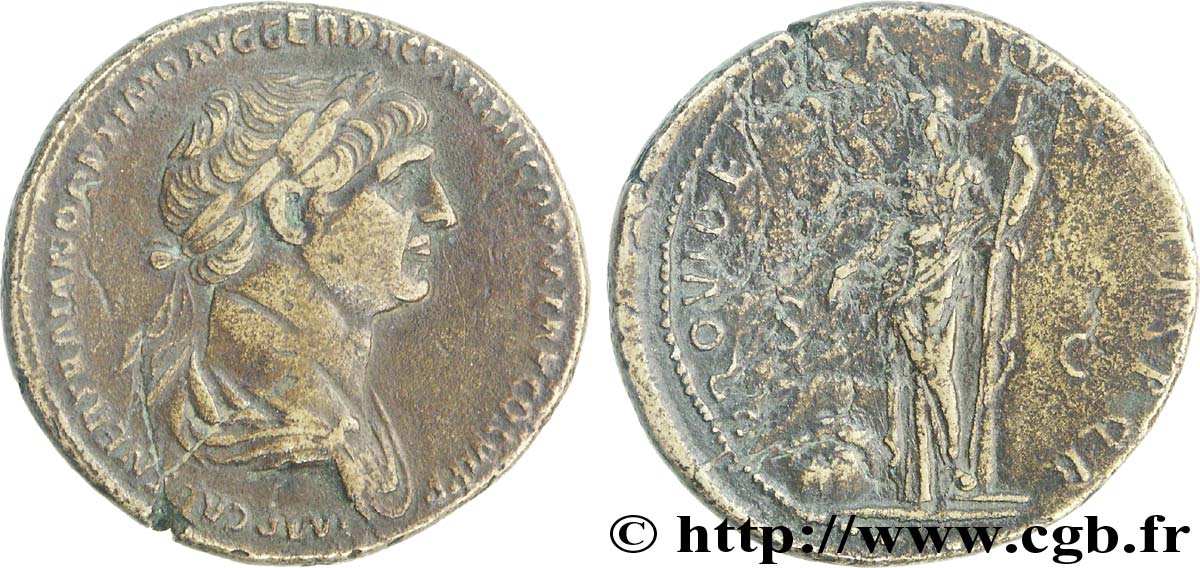 TRAJAN Sesterce TTB/TB+