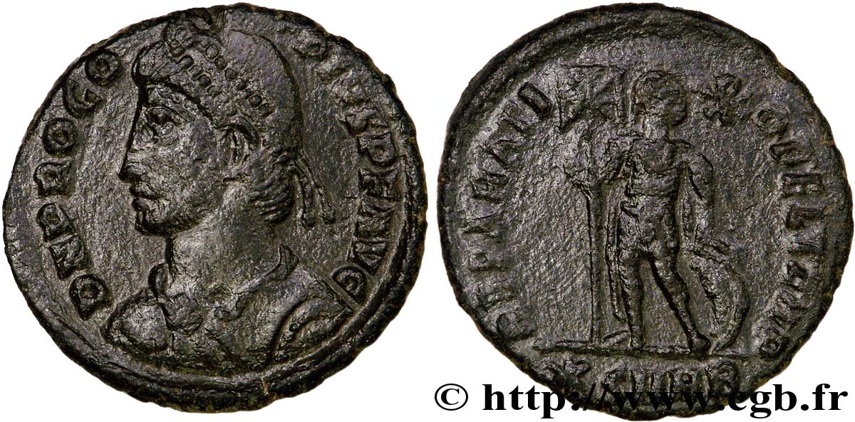 PROCOPE Maiorina ou nummus, (PB, Æ 3) TTB