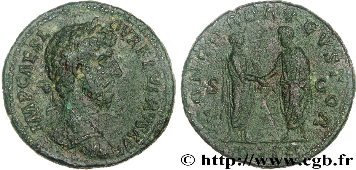 LUCIUS VERUS Sesterce XF