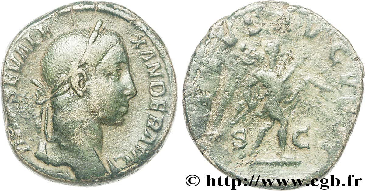 ALEXANDRE SÉVÈRE Sesterce TTB/TB