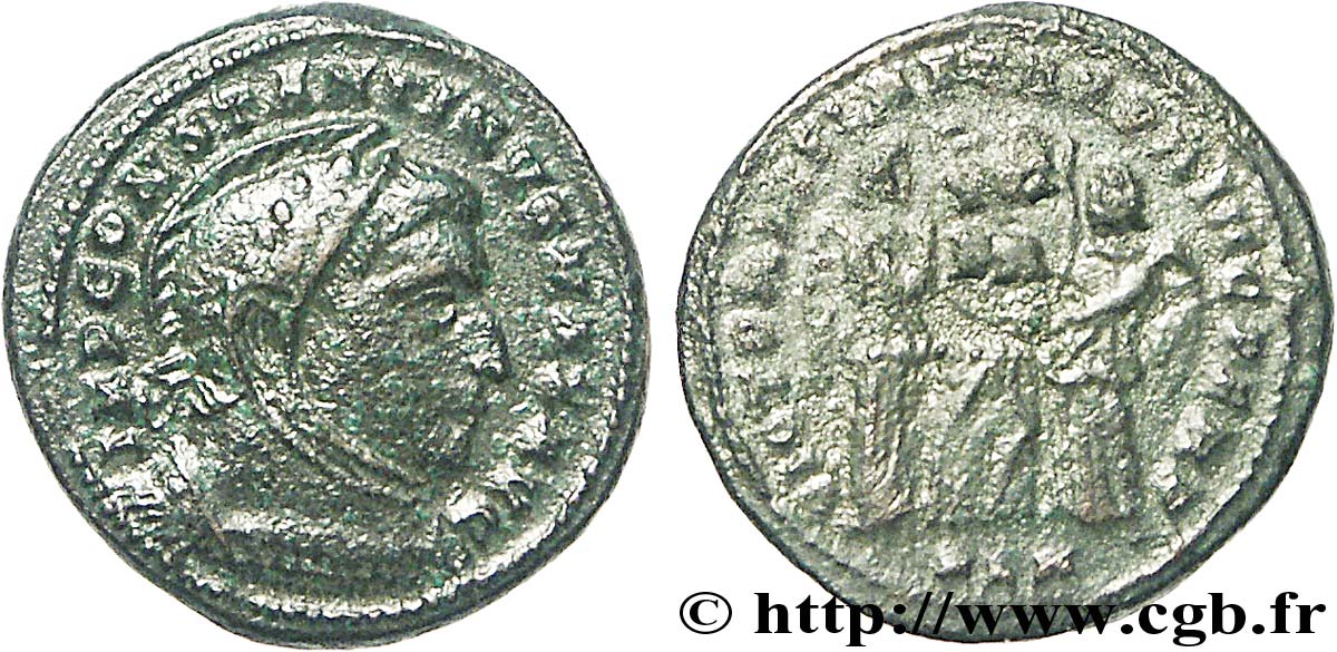CONSTANTIN Ier LE GRAND Centenionalis ou nummus TTB+/TTB