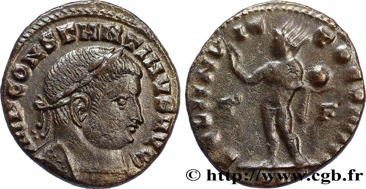 CONSTANTINO I EL MAGNO Follis ou nummus MBC+/BC+