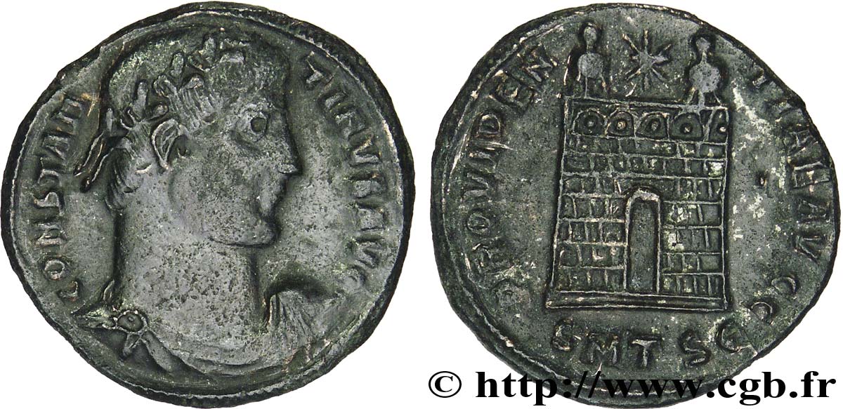 CONSTANTIN Ier LE GRAND Centenionalis ou nummus TTB