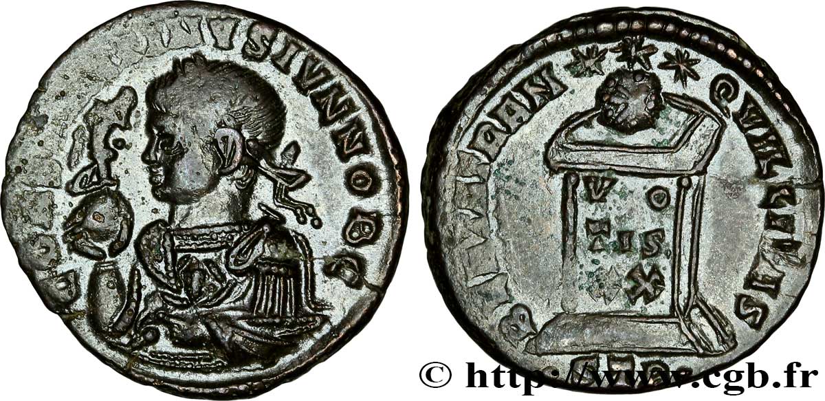 CONSTANTIN II Centenionalis ou nummus SUP
