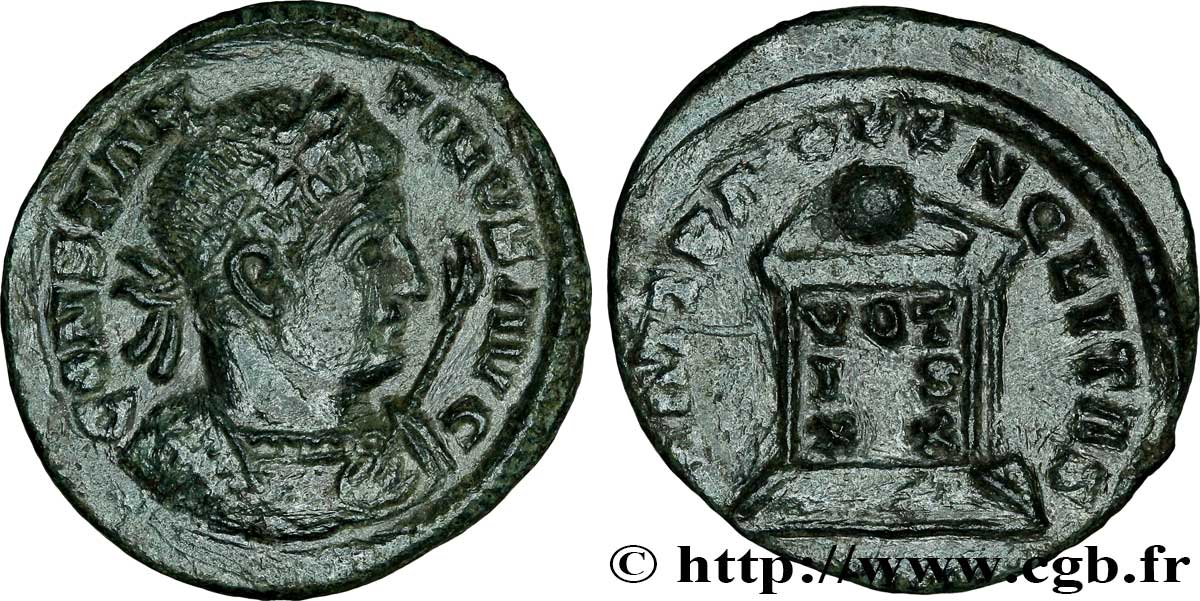 CONSTANTIN Ier LE GRAND Centenionalis ou nummus SUP/TTB+